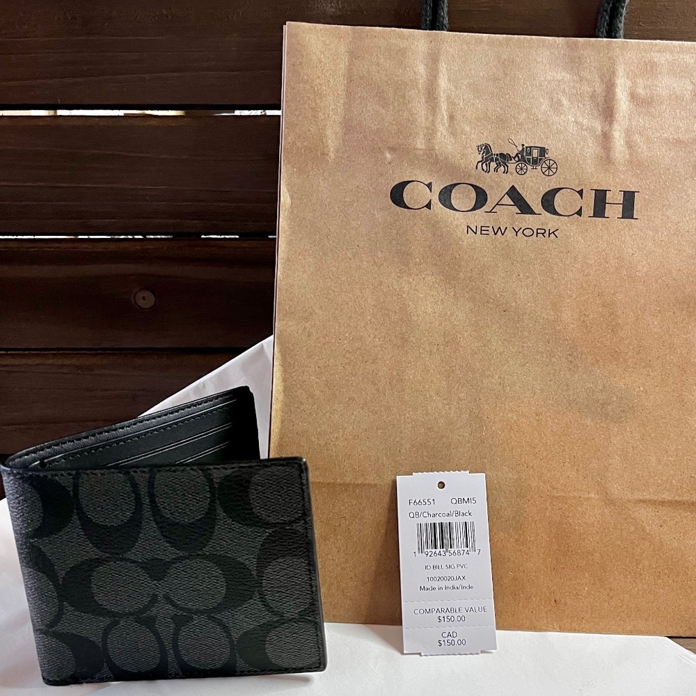 Mens, Wallet, Coach